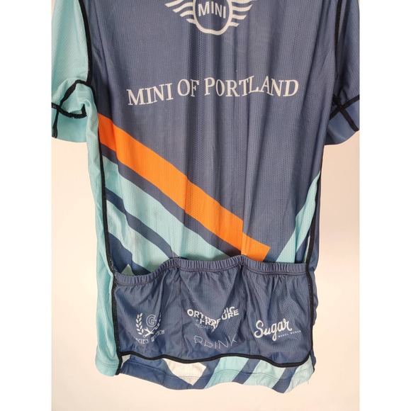 (V) Podium Wear Women cycling jersey sport sz L USA made Ladies Auxiliary - Picture 4 of 7